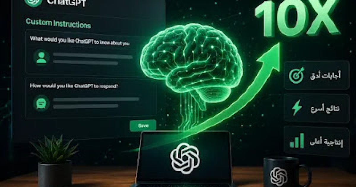 تحديث التعليمات المخصصة chatgpt: كيف تجعل الذكاء الاصطناعي أذكى بـ 10 أضعاف؟