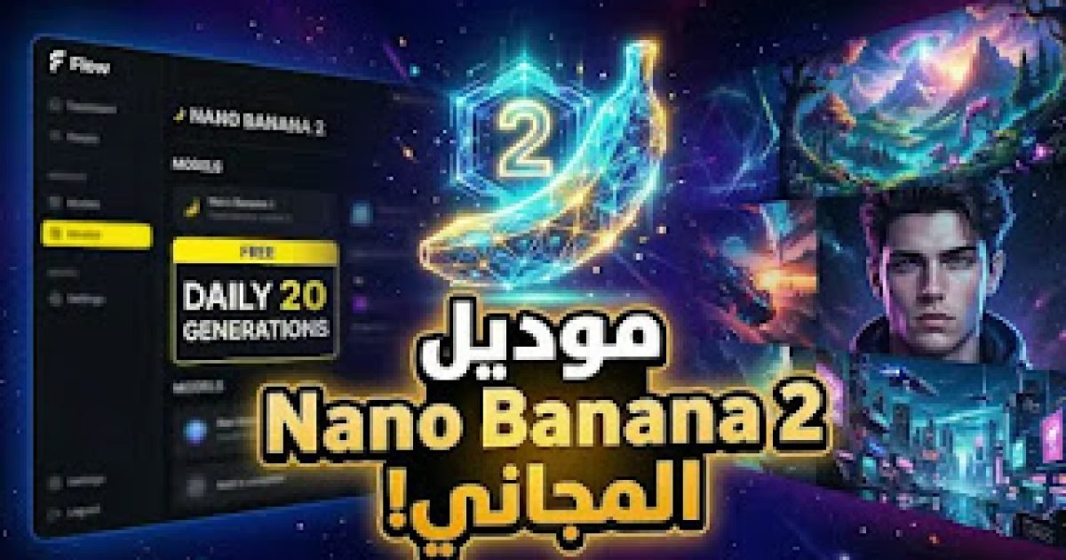 كيفية استخدام موديل Nano Banana 2 مجاناً على منصة Flow