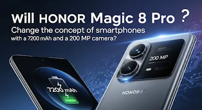 هل يغير Honor Magic 8 Pro مفهوم الهواتف الذكية ببطارية 7200 مللي أمبير وكاميرا 200 ميجابكسل؟
