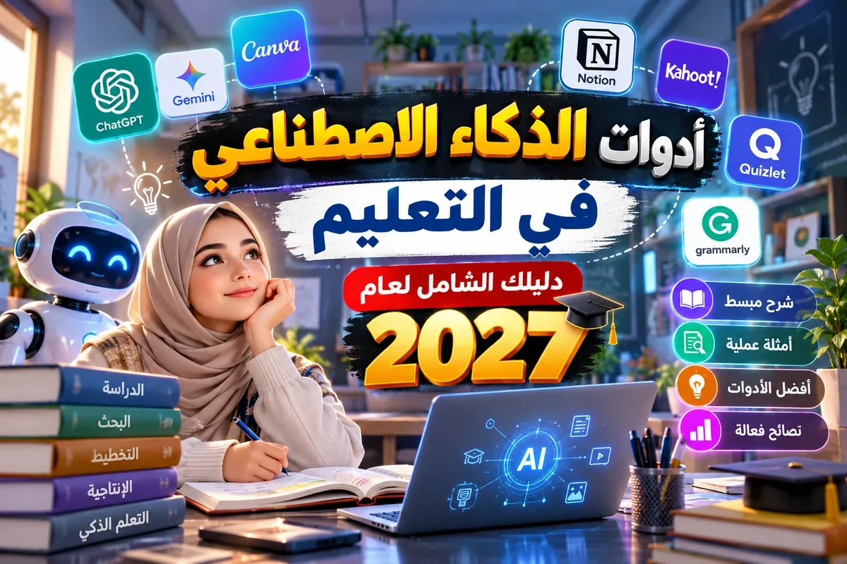 أدوات الذكاء الاصطناعي في التعليم والمنهج الحديث حسب أكاديمية النخيلي