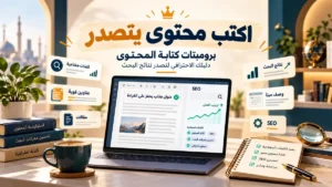برومبتات كتابة المحتوى باحترافية في أكاديمية النخيلي