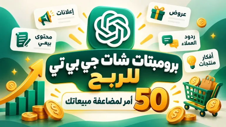 استخدام برومبتات شات جي بي تي للربح في التجارة الإلكترونية مع أكاديمية النخيلي