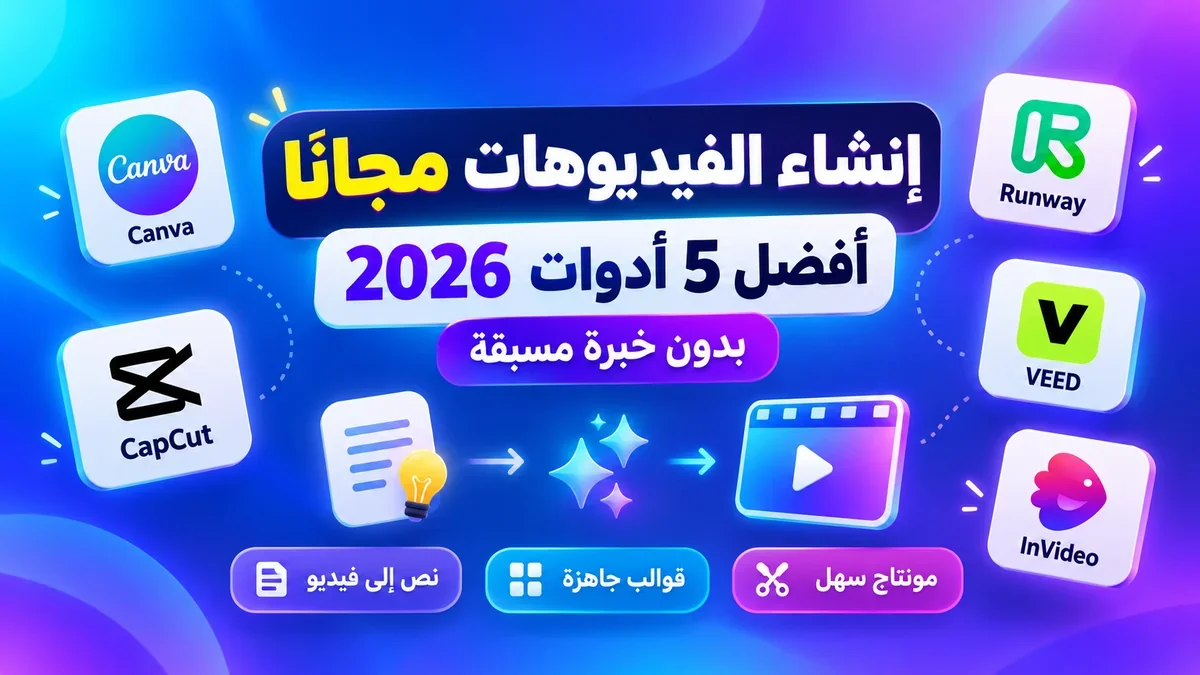 انشاء الفيديوهات مجانا وبدون خبرة عبر منصات الذكاء الاصطناعي في أكاديمية النخيلي