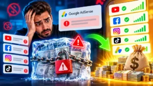حل مشكلة ارباحك معلقة في جوجل أدسنس ومنصات السوشيال ميديا مقدمة من أكاديمية النخيلي